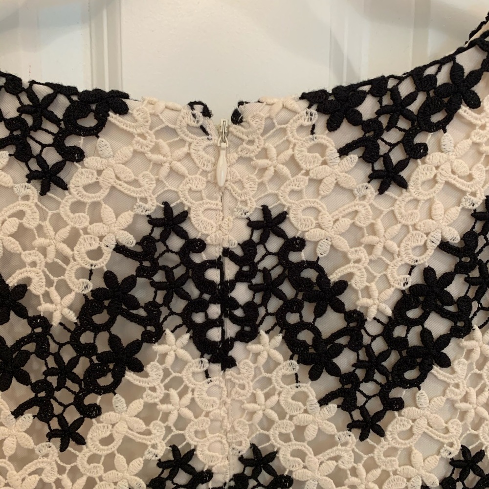Talbots Lace Chevron Pattern Dress - Picture 6 of 6